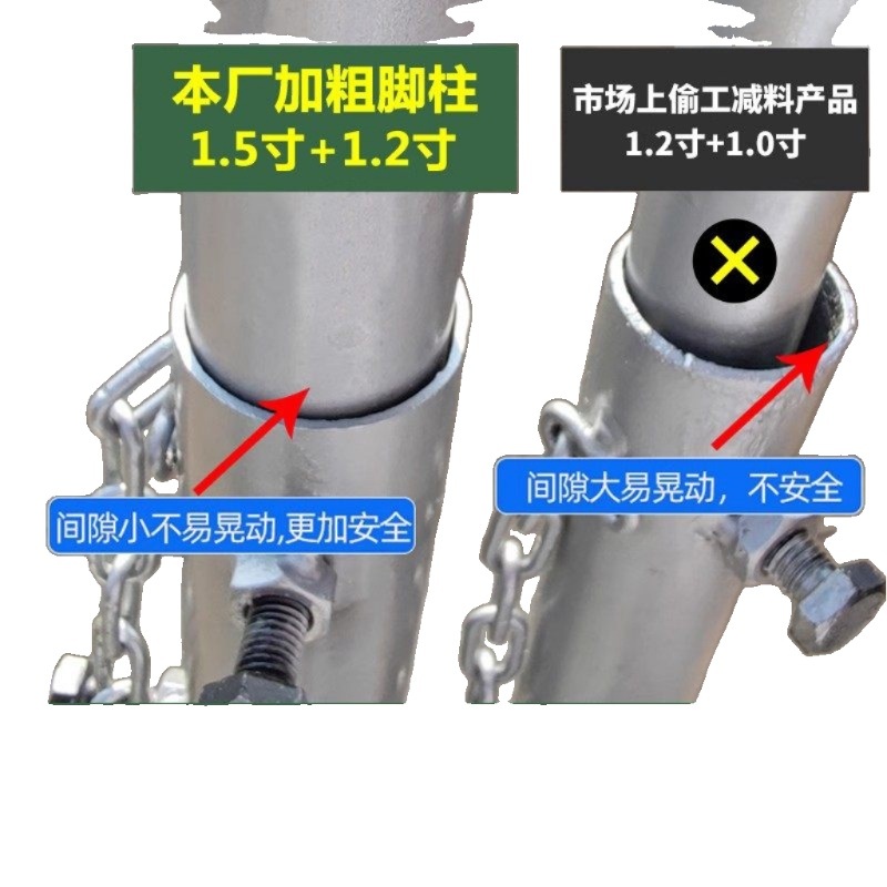 대형 차량 천막 내구성 뛰어난 타포린 소재 방수 방풍 야외 개인 창고용 야외차양막 3미터 x 3미터 (41kg) - 상세 이미지 2
