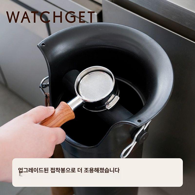 커피가루 쓰레기봉투 원두찌꺼기 휴지통 긴봉투 대형 카페 찌꺼기 쓰레기 검은색 커피 수건 - 상세 이미지 5