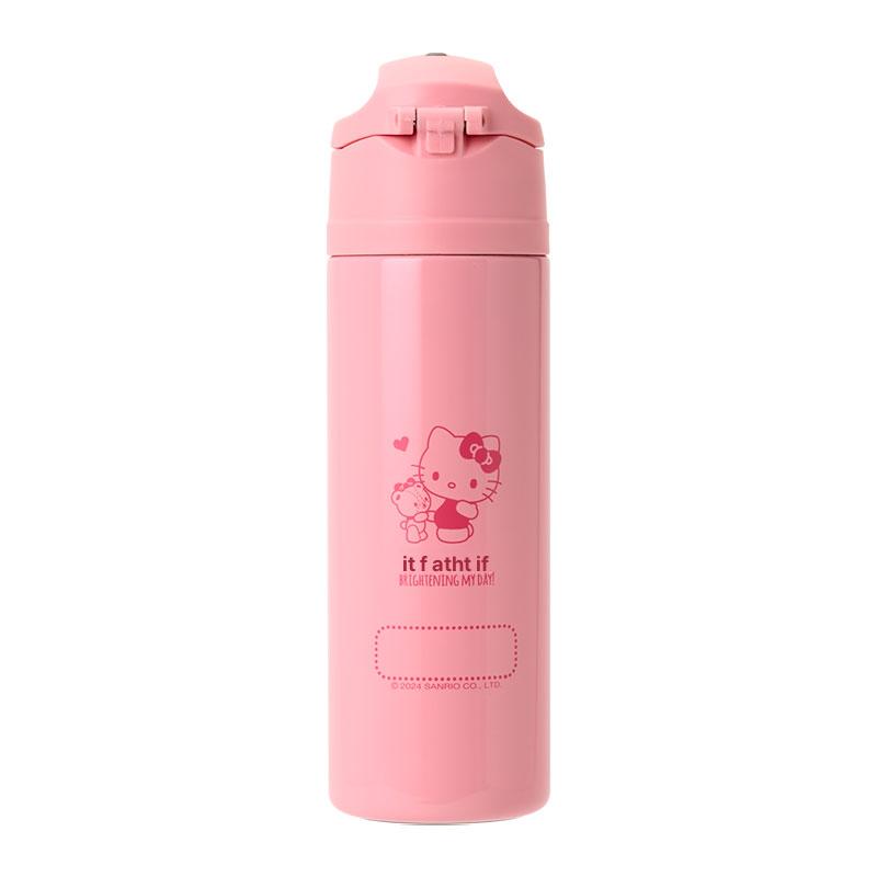 헬로 키티 보온 보냉 병 커버가 있는 스테인레스 스틸 텀블러 일본직수입 정품 단일 상품 - 상세 이미지 4