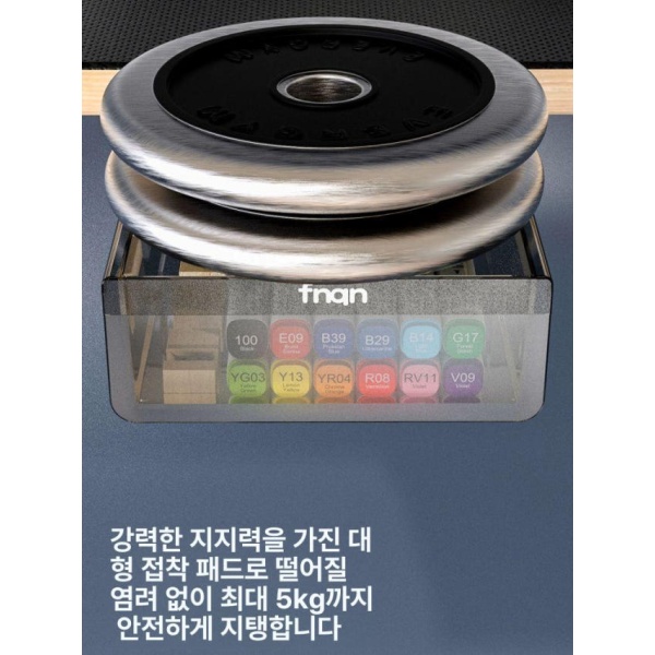 프리미엄 모션 데스크 높이조절 게이밍 듀얼 서랍형 무광 블랙 1개 무광 블랙 1개 - 상세 이미지 3