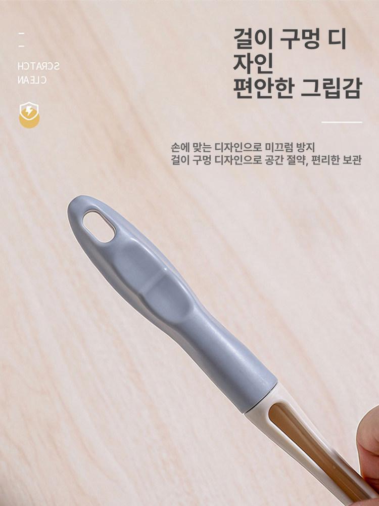 유리창 청소도구 창문 닦이 물기 제거 물밀대 거울 욕실 핑크 1개 - 상세 이미지 5