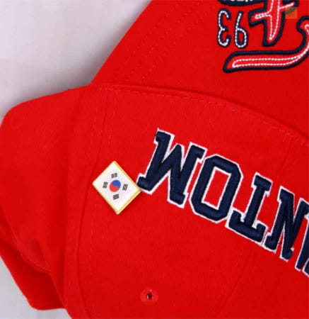 업체협력사 디딤방 금속고정핀 미니뱃지 태극기 뱃지