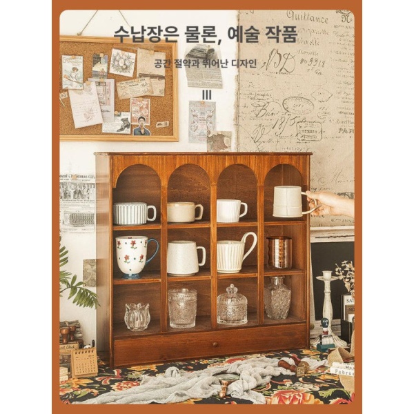 클래식 원목 머그잔 진열장 커피잔 바이킹 컵 맥주잔 올드우드컬러 올드우드컬러 - 상세 이미지 3