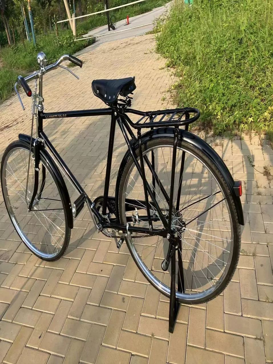 옛날 자전거 빈티지 클래식 우체국 시니어 노인용 짐자전거 - 상품 이미지