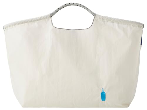 블루보틀 커피 엠브로이더리 에코백  화이트