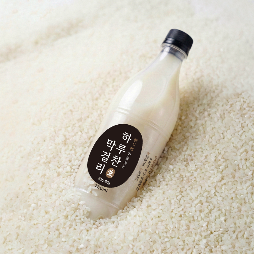 독브루어리 하루찬막걸리 6도, 750ml, 3개 - 상세 이미지 3