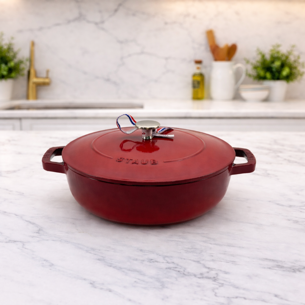 스타우브 STAUB 시스테라 전골냄비 24cm 체리 126192406-B 프랑스 B품 - 상품 이미지