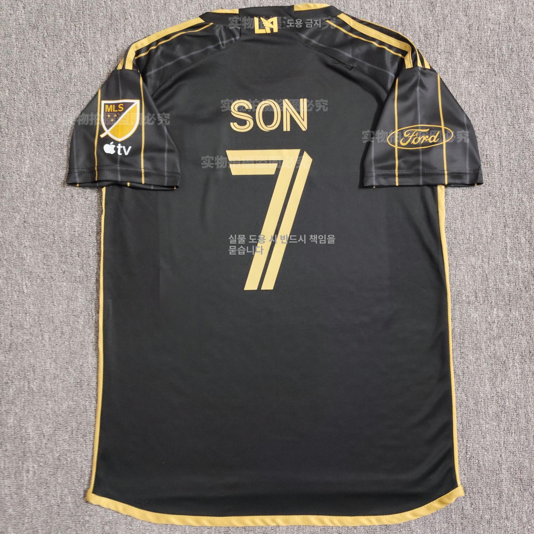 LAFC 25-26 홈 유니폼 반팔 축구 저지 통기성 스포츠 상의 - 상품 이미지