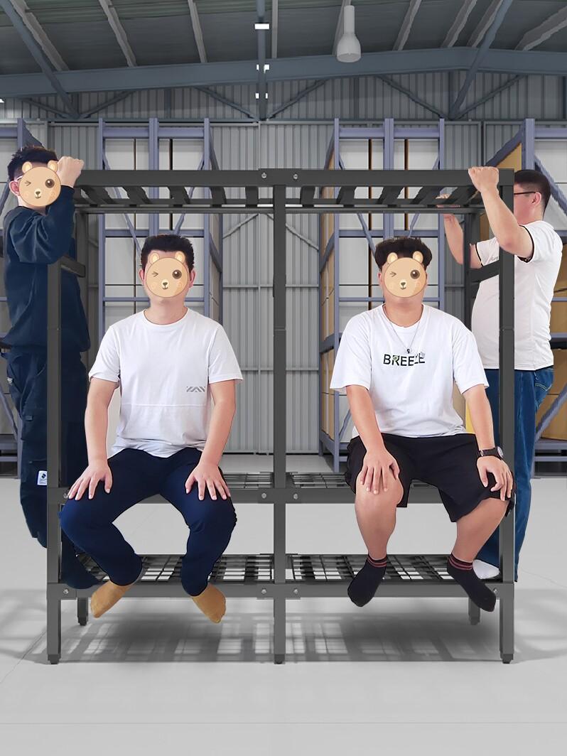 비키니 옷장 행거 커튼식 드레스룸 자취방 조립식 옷걸이 수납장 - 상세 이미지 2