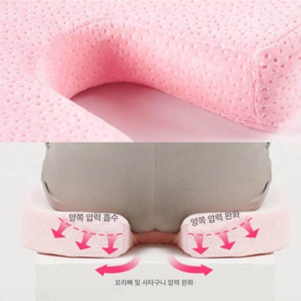 프리미엄 골반 체중분산 꼬리뼈 엉덩이 메쉬 차량용 경사 블랙 표준 스타일 사계절 울트라 소프트 좌석 쿠션 코어 커버미포함 표준 스타일 - 상세 이미지 4