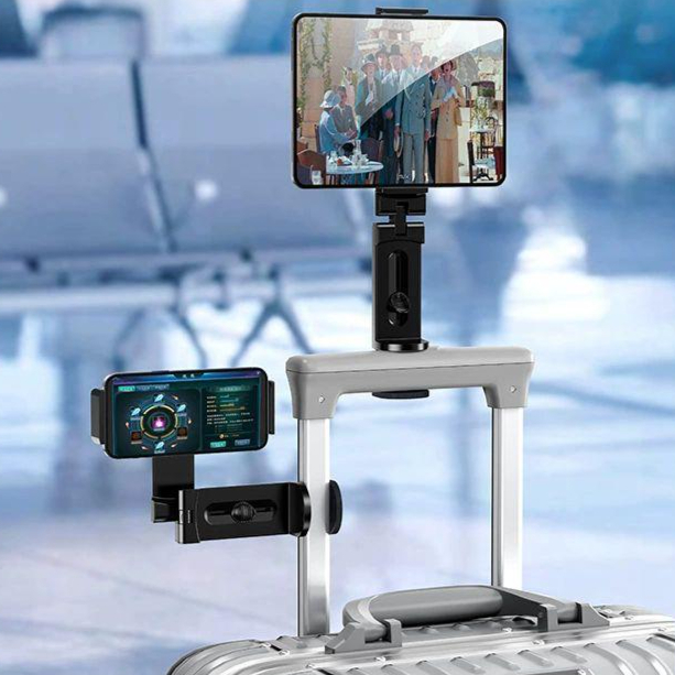 기내용 태블릿 거치대 비행기 스탠드 홀더 각도조절 접이식 휴대폰 - 상품 이미지