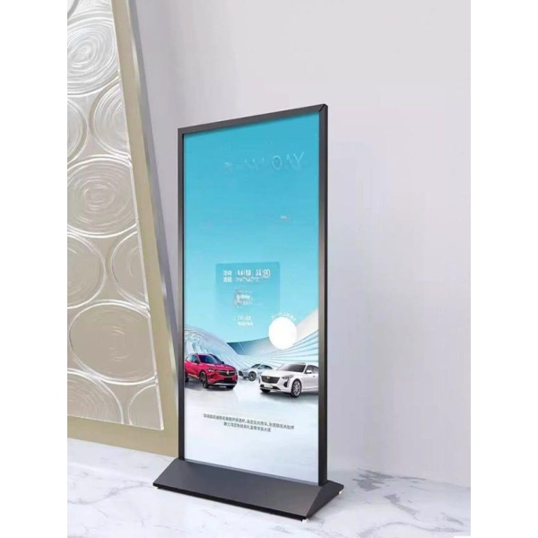 프리미엄 충전식 이동식 입간판 식당 안내판 배너 거치대 80 x 180cm 12.0kg 60 x 160cm 슬롯 중량형 - 상품 이미지