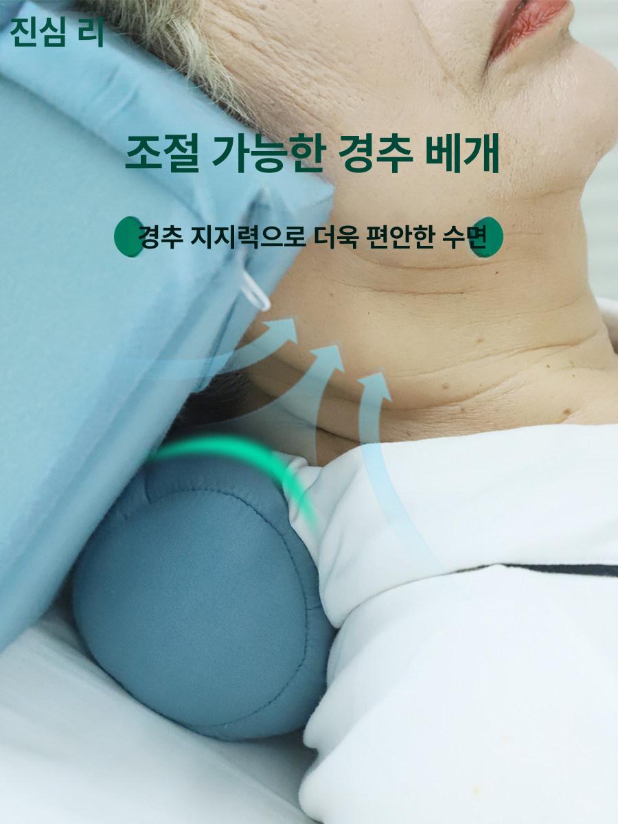 환자용 고정 목 보호 항균 움직임 방지 프리사이즈 머리 항균 순면 직물 프리사이즈 - 상세 이미지 3