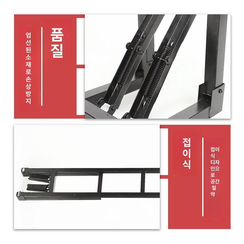 접이식 입간판 야외 배너 카페 간판 대형 광고판 포토월 블랙 소형 접이식 1m-2m - 상세 이미지 3