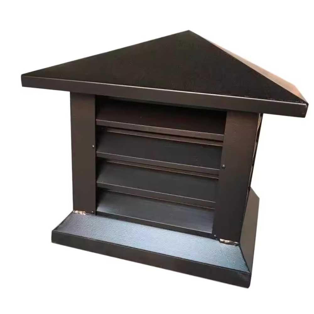 지붕 옥상 배출구 빌라 알루미늄 용 환기 굴뚝 배기 캡 250x250mm 이미지 6