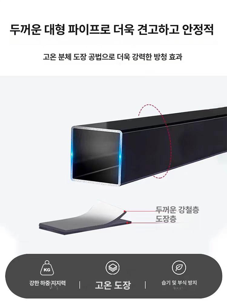 철제 낮은 파티션 칸막이 가림막 캐비닛 선반 2단 사무실 - 상세 이미지 4