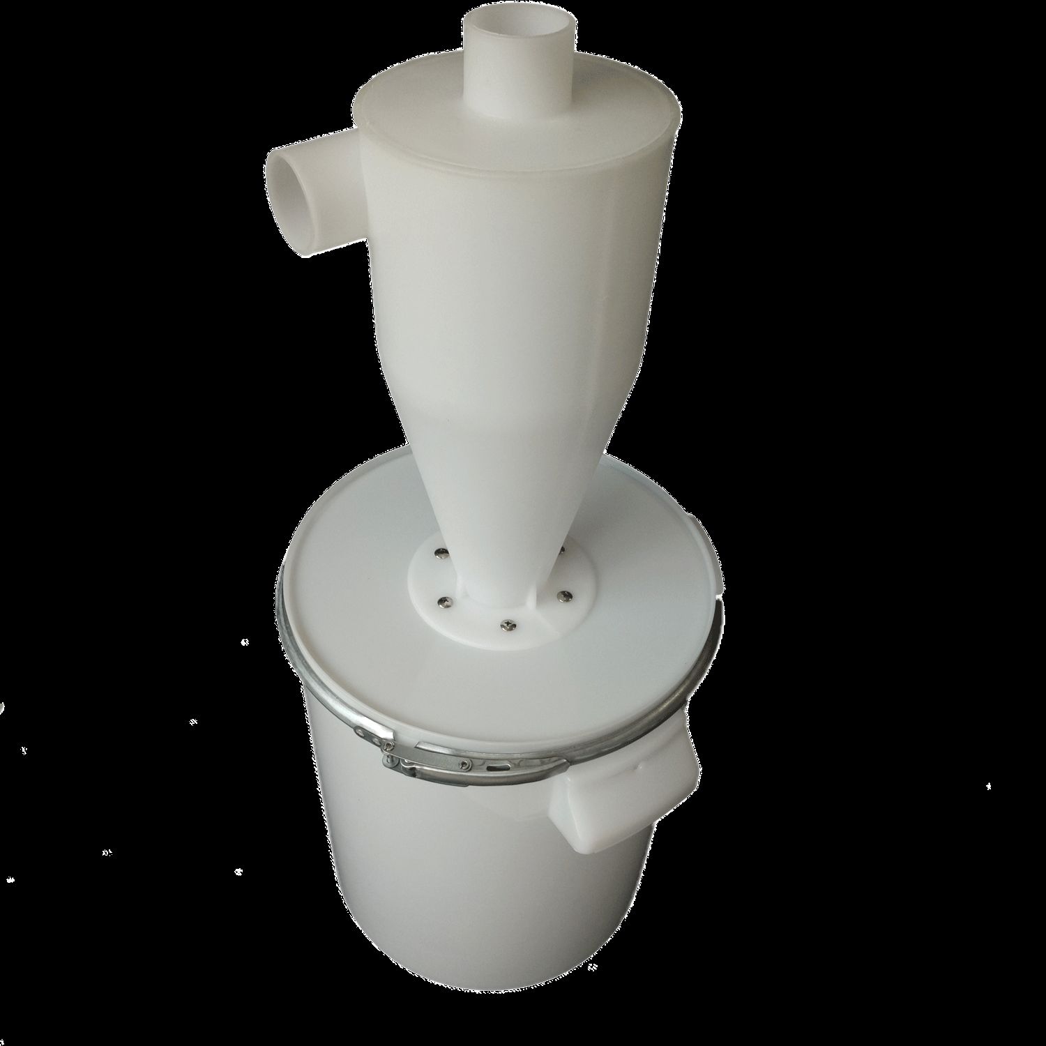 사이클론 집진기 진공 흡입기 분진 수집기 이동식 버킷 20L PE 110mm 대형 - 상세 이미지 5
