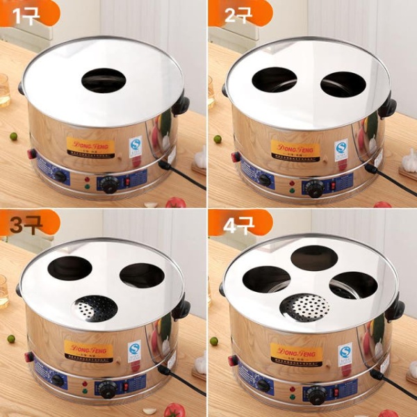 프리미엄 대형 업소용 찜솥 40cm 가스레인지용 냉동 식자재 찜통 다층 스테인리스 9개 16cm 35cm 단일 - 상세 이미지 5