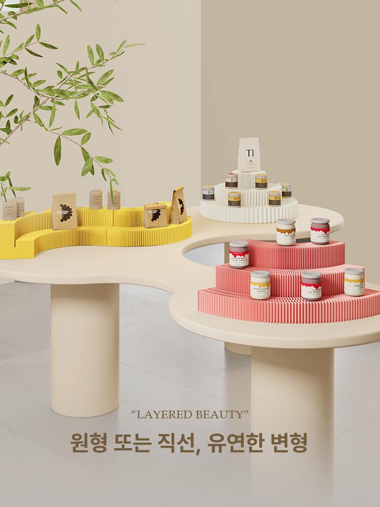 옷가게 디스플레이 진열대 매장 전시대 선반 입구 안내 간판 - 상세 이미지 4