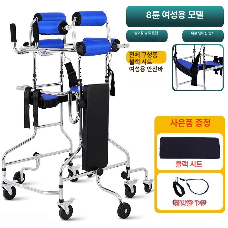 어르신 보행 보조기 실버카 전복 방지 팔걸이 보행기 실버 유모차 - 상세 이미지 3