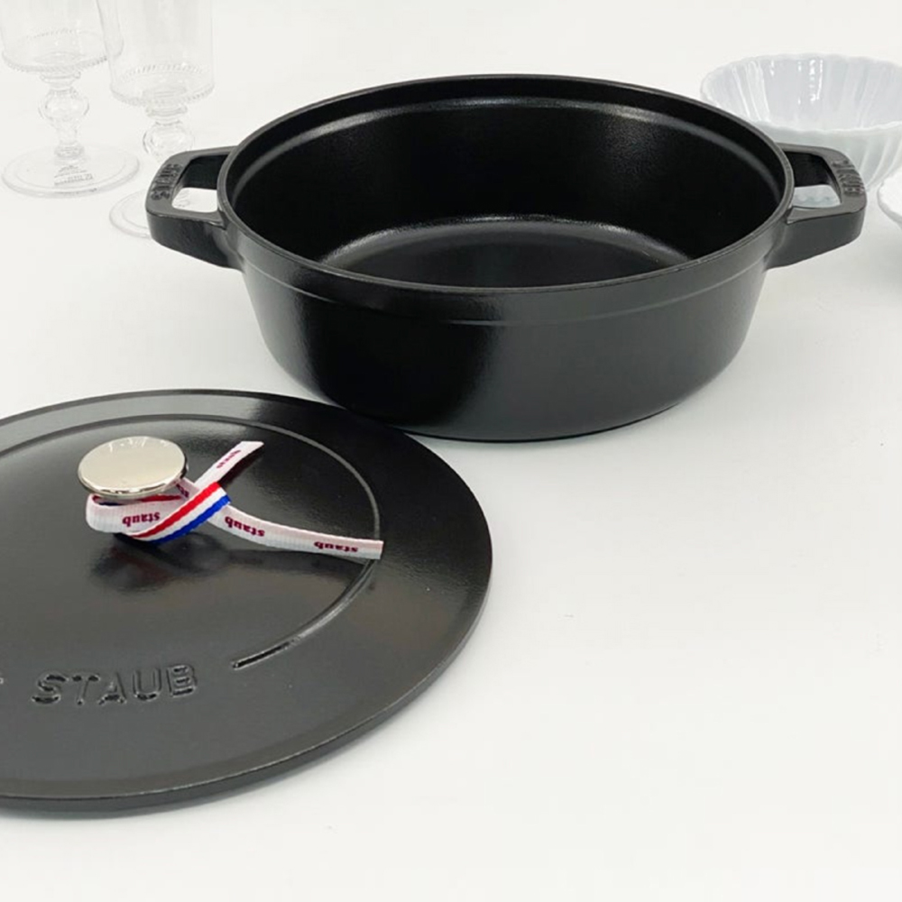 스타우브 STAUB 전골냄비 24cm 매트블랙 145392423-B 프랑스 B품 - 상세 이미지 5