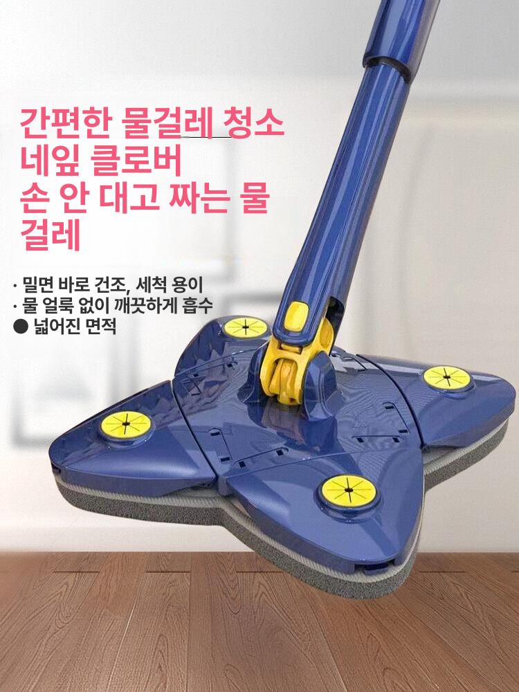밀대 걸레 물짜는 360도 회전 청소기 극세사 바닥 마포 마대 - 상세 이미지 3