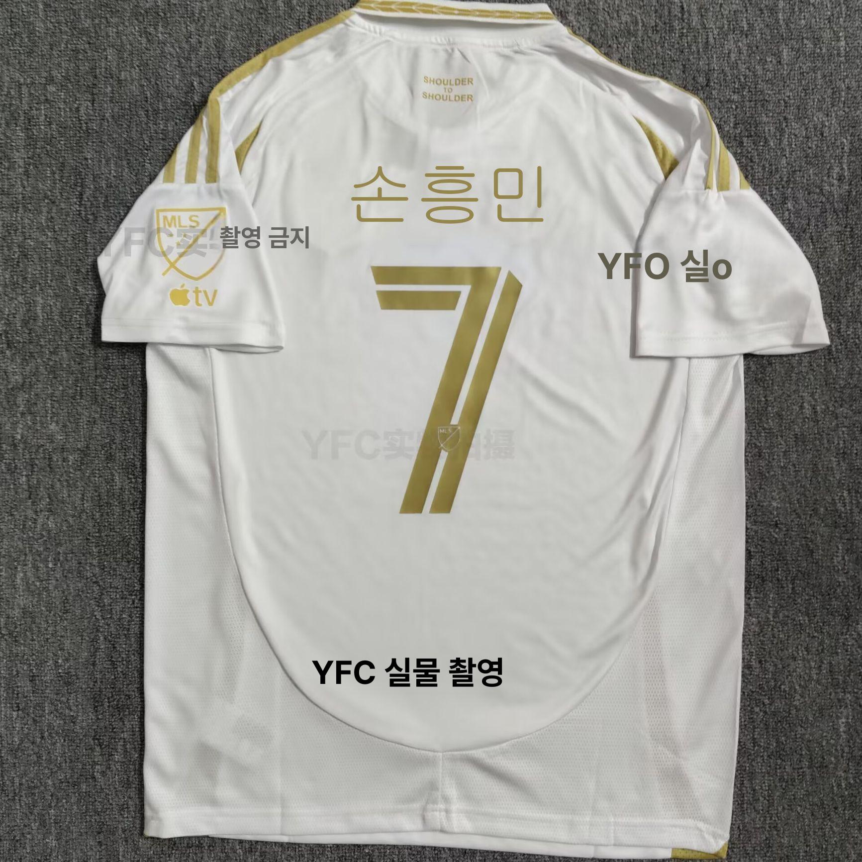 LAFC 25-26 홈 유니폼 반팔 축구 저지 통기성 스포츠 상의 - 상세 이미지 4