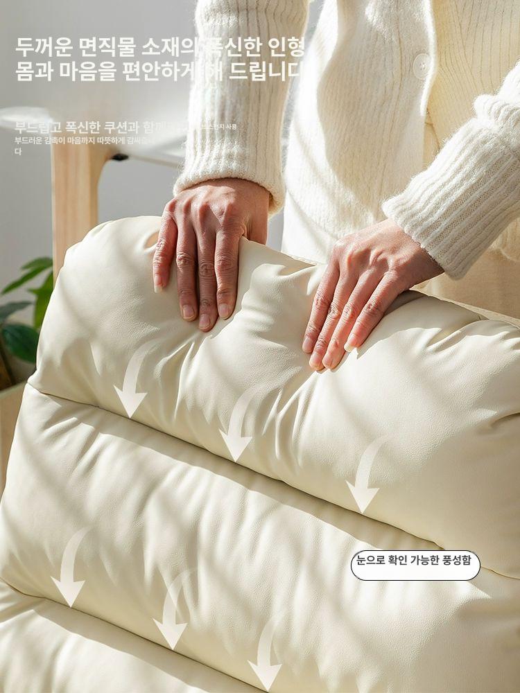 북유럽 회전의자 팔걸이없는 디자이너 회의실 체어 - 상세 이미지 3