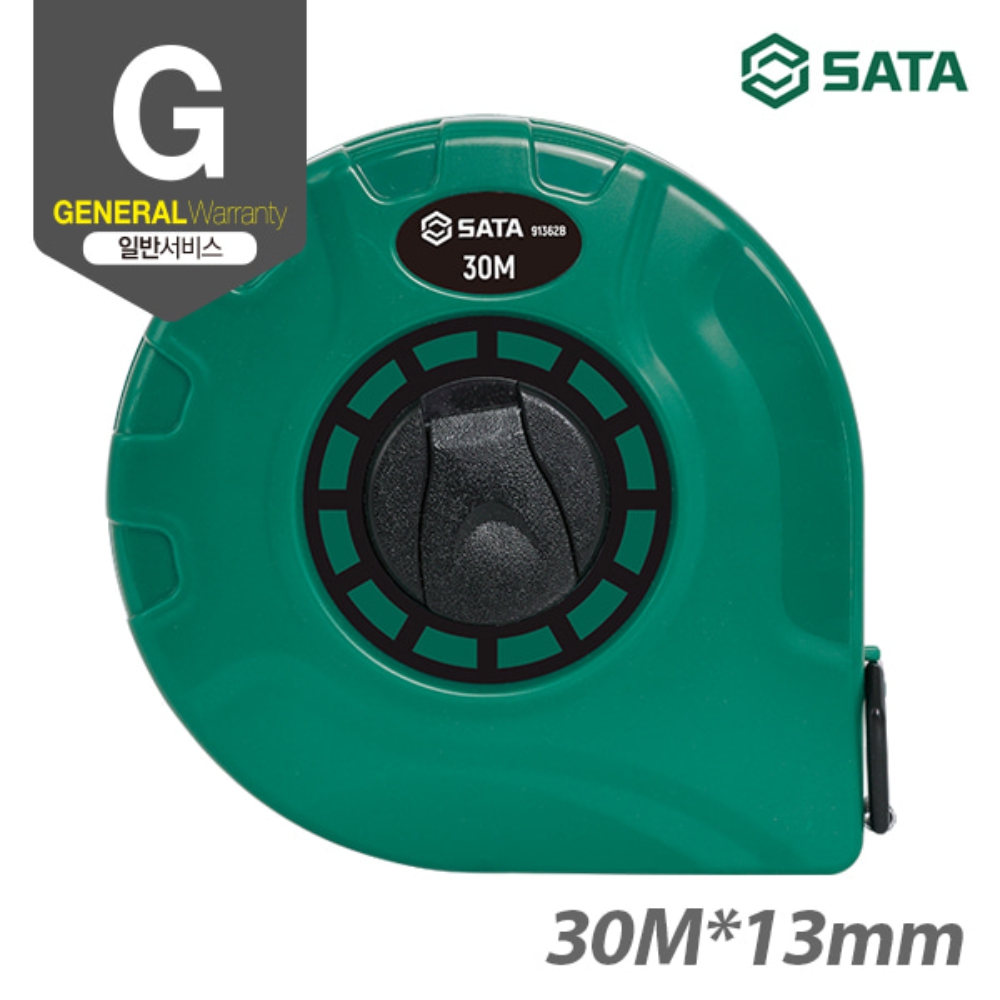 사타 SATA 화이버 줄자 30Mx13mm 91362B 산업현장 측량 화이바줄자 - 상세 이미지 2
