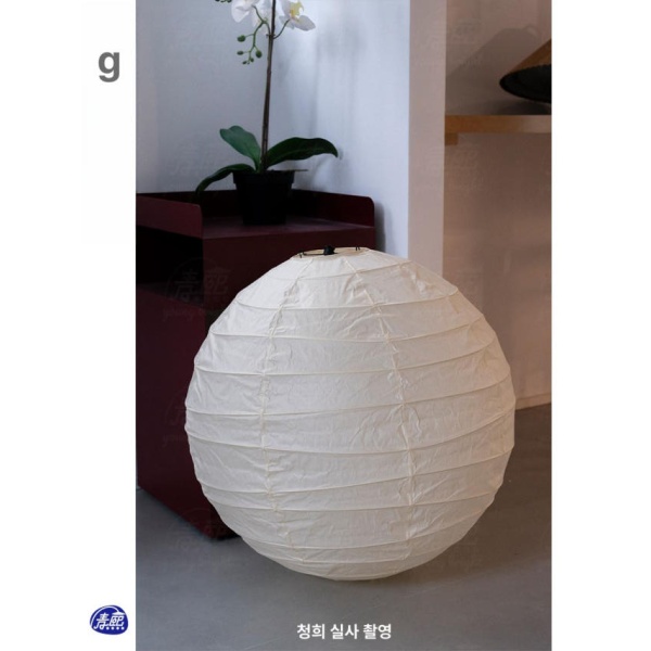 모던 플로어 스탠드 45cm 고급형 거실용 간접조명 거실 소품 종이 무드등 42cm - 상품 이미지