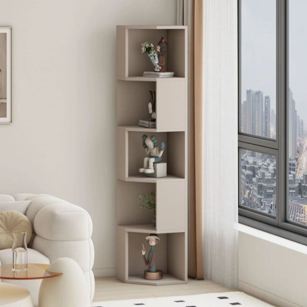 프리미엄 원목 홈바 진열장 코너 장식장 침실 수납장 양주 피규어 카키 4칸 120 x 30x30 화이트 4칸 120 x 30x30 - 상품 이미지