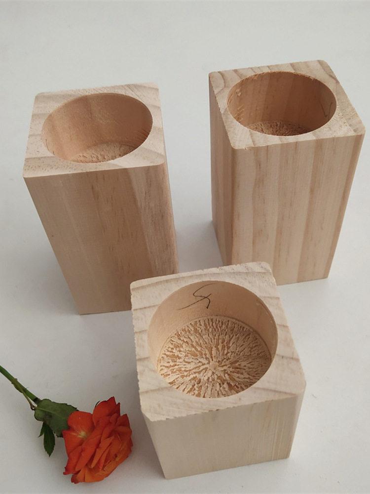 받침 침대 다리 높이기 프레임 조절 발 원목 가구 지름 3 높이 3cm - 상세 이미지 5
