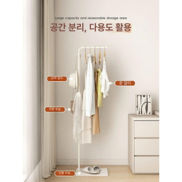 프리미엄 등나무 설산 화이트 프레임 올인원 반조립식 단조립식 바지전용 서랍장위 스노우화이트 베이스 골드 프레임+스노우화이트 베이스 B - 상세 이미지 2