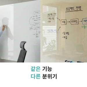 부떼 붙이는 화이트보드 시트지 벽도화지 대형(60x94cm), 투명 솔직 후기 | 실제 배치 사진 포함 - 상품 이미지 4