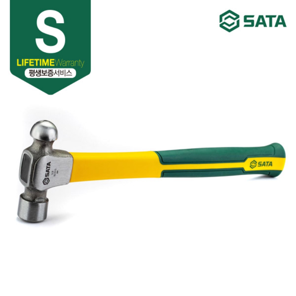 사타 SATA 볼핀망치 화이버 글라스 핸들 1.5LBS 92303 판금 자동차 정비망치 - 상세 이미지 2
