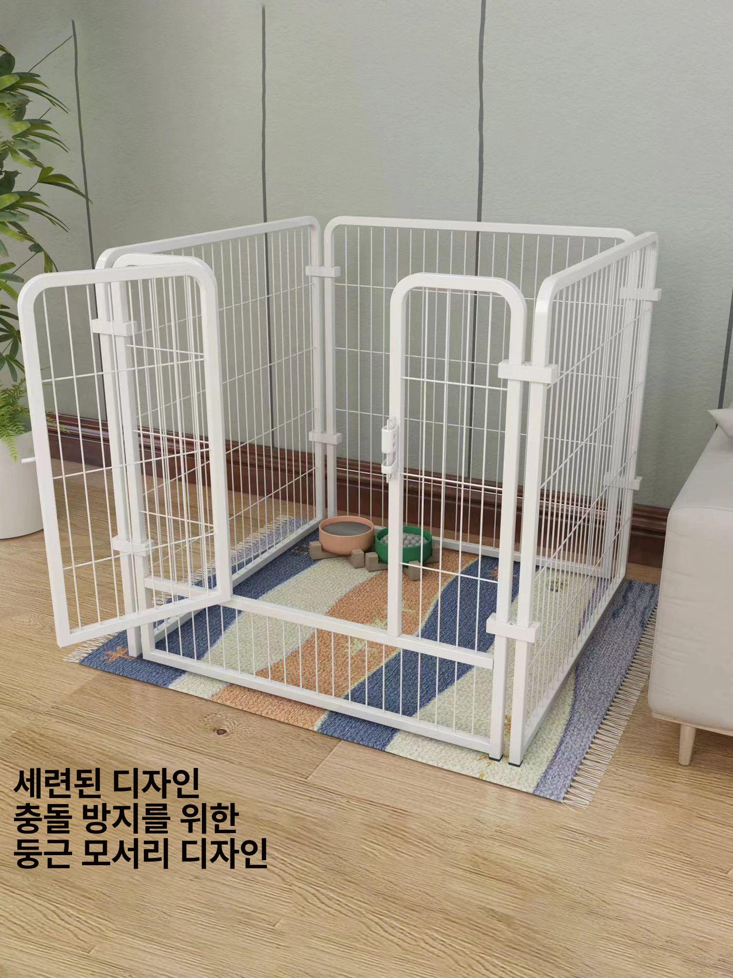 난로 펜스 안전 가드 휀스 울타리 메쉬 철제 격벽 아기 강아지 보호 - 상세 이미지 5
