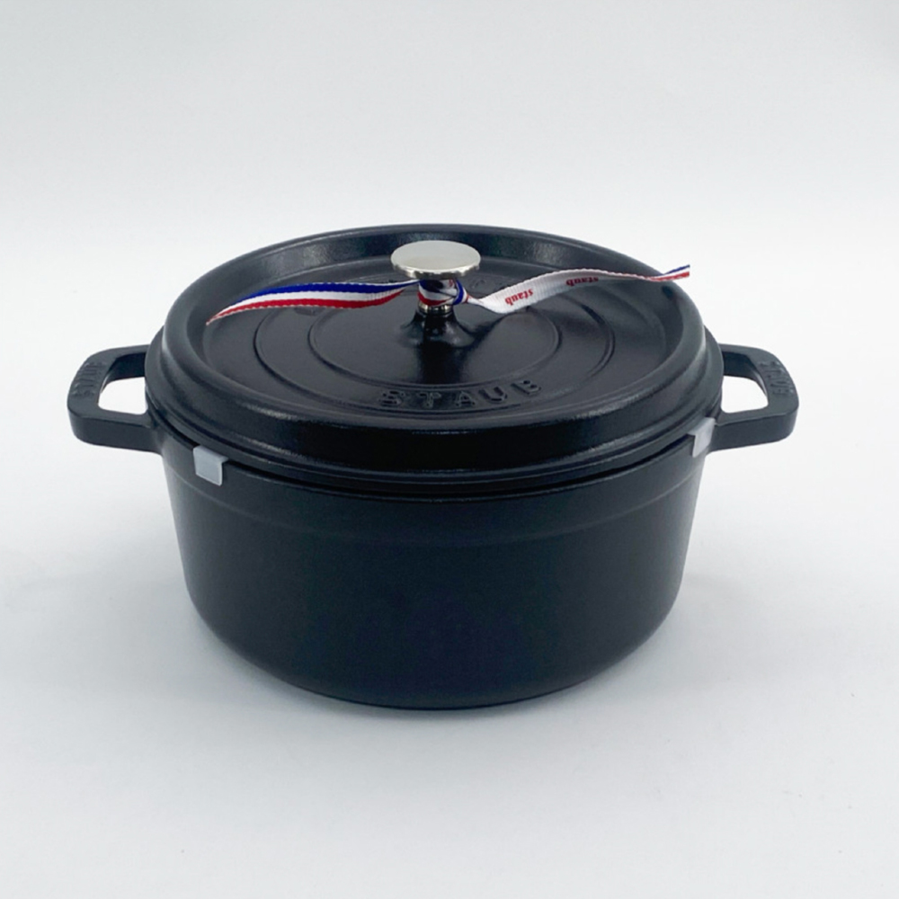 스타우브 STAUB 원형 꼬꼬떼 24cm 매트블랙 11092425-B 프랑스 B품 - 상세 이미지 2