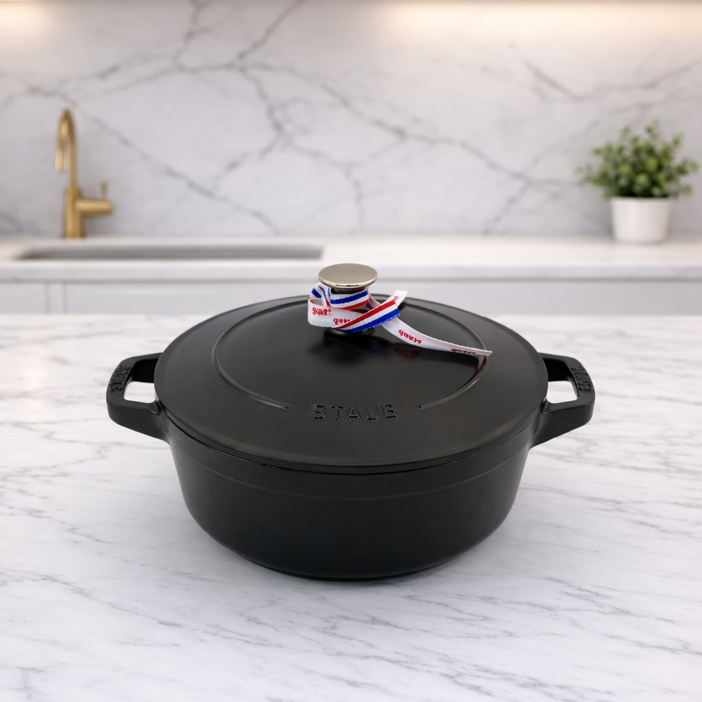 스타우브 STAUB 전골냄비 24cm 매트블랙 145392423-B 프랑스 B품 - 상품 이미지