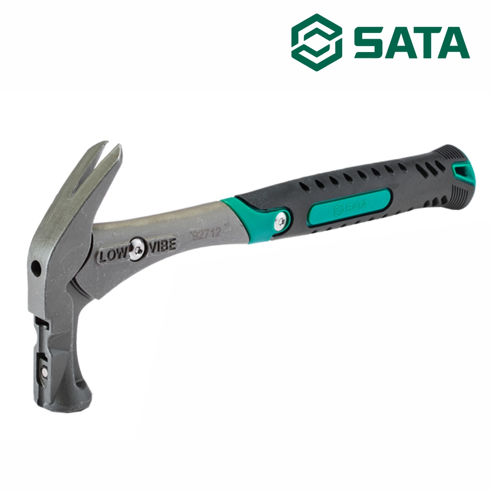사타 SATA 저진동 빠루망치 크레인형 0.8LBS 92712 장도리 목수 망치 - 상품 이미지