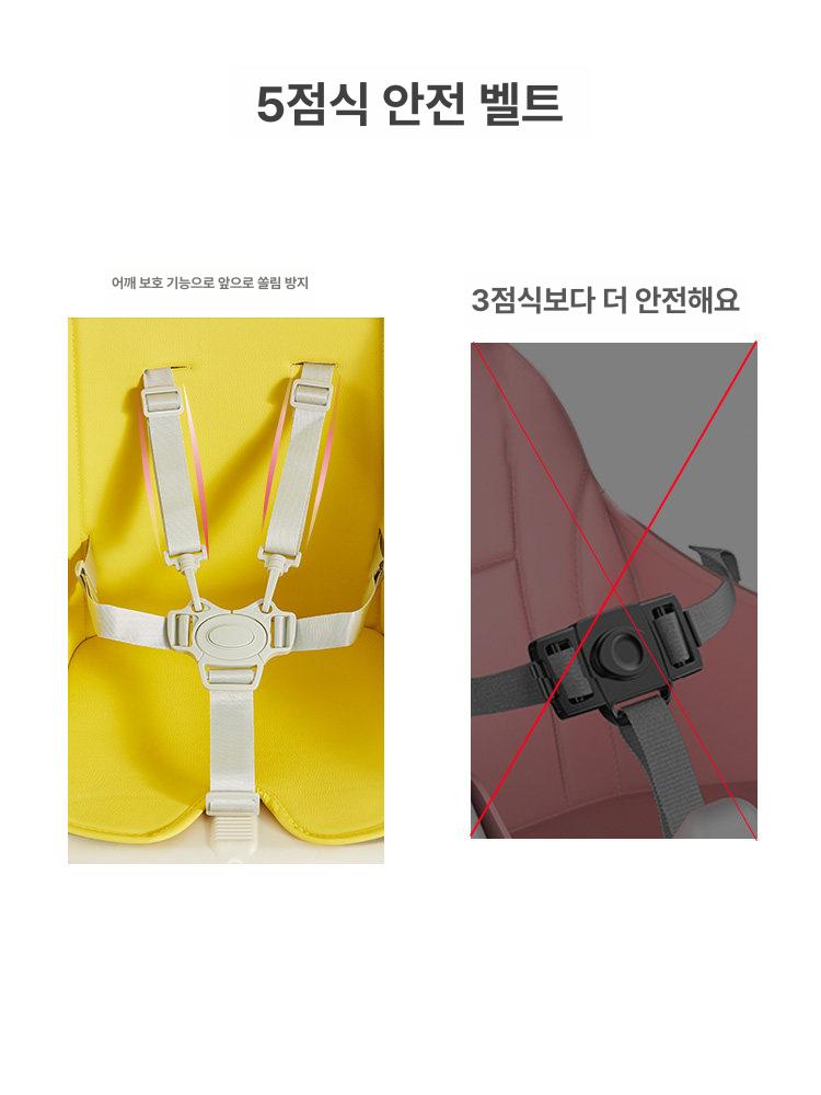 식당용 아기 의자 식탁 체어 다이닝 가정용 부스터 베이비 시트 - 상세 이미지 2