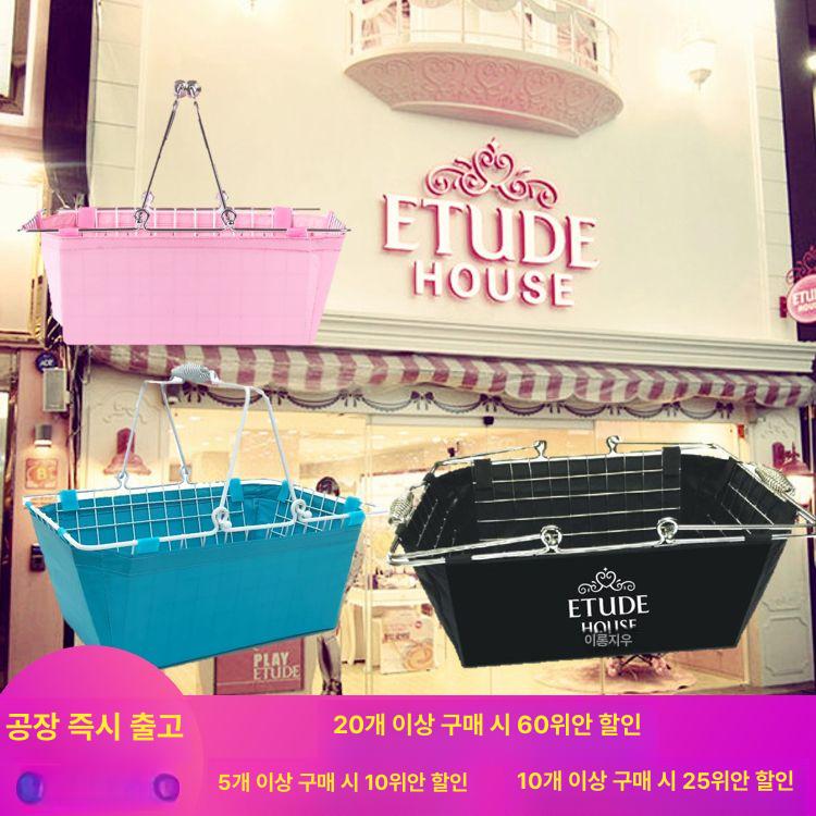 매장용 철제 장바구니 슈퍼마켓 쇼핑 바스켓 트롤리 핸드카 - 상세 이미지 4