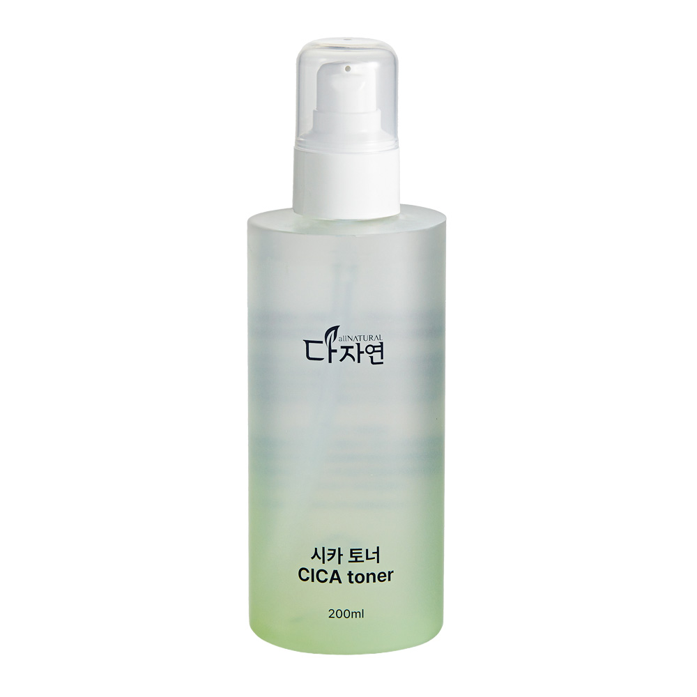 자연의벗 다자연 시카 토너 200ml CICA 엑소 리포좀 병풀 케어 대용량 스킨 - 상품 이미지