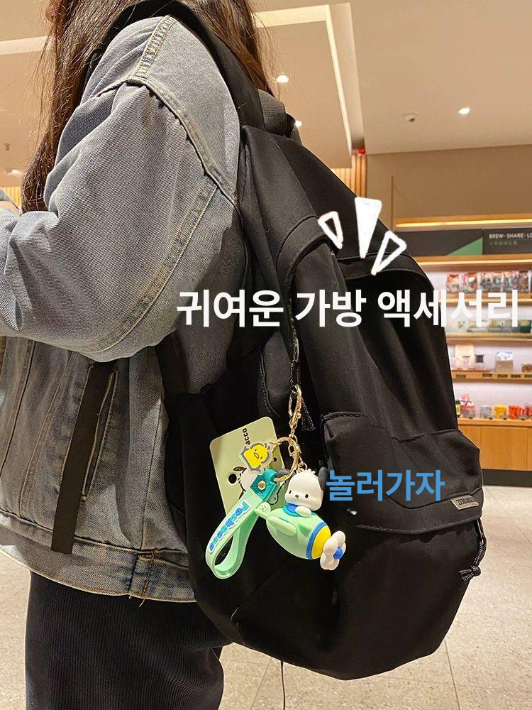 산리오 키링 열쇠고리 차량 키홀더 폰 키 체인 펜던트 자동차 헬로키티 포차코 쿠로미 마이멜로디 산리오 포차코 - 상세 이미지 4