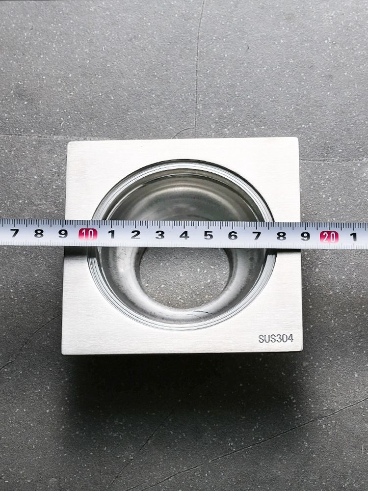 프리미엄 배수구 덮개 스텐 캡 뚜껑 하수구 필터 화장실 304 원형 지름 5.5cm - 상세 이미지 2