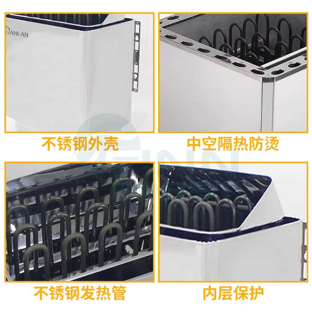 소형 습식 사우나 히팅기 스팀기 가정용 찜질방 히터 내부 제어 3.0KW - 상세 이미지 3
