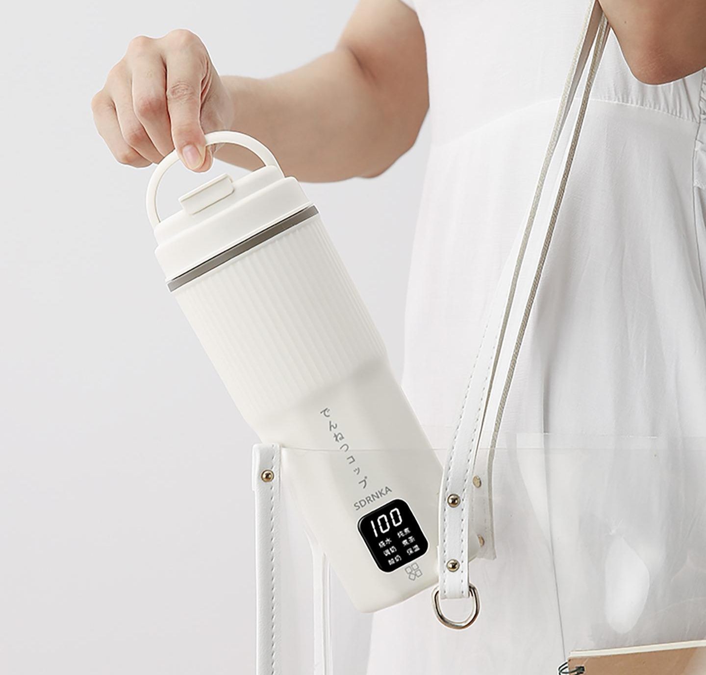 휴대용 커피 포트 캠핑 주전자 기본형 500ml 스마트 끓임 304 스테인리스 - 상품 이미지