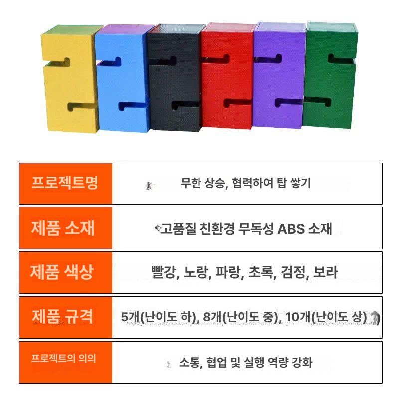 협동 블록 쌓기 운동회 단체 게임 레크리에이션 팀빌딩 교구 - 상세 이미지 3