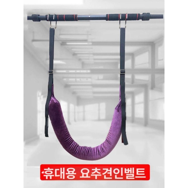최고급 철봉 허리견인기 수평 스트레칭 굽은등 요추교정 한 척추 블랙 프리사이즈 블랙 프리사이즈 - 상세 이미지 3