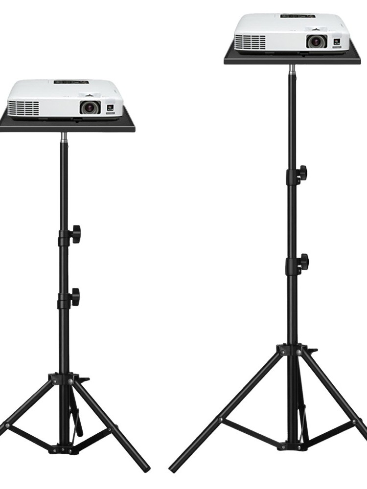 노트북 거치대 접이식 삼각대 스탠드 높이조절 촬영용 메탈 선반 2m 리프팅 T00 트레이+55cm 삼각대 - 상품 이미지