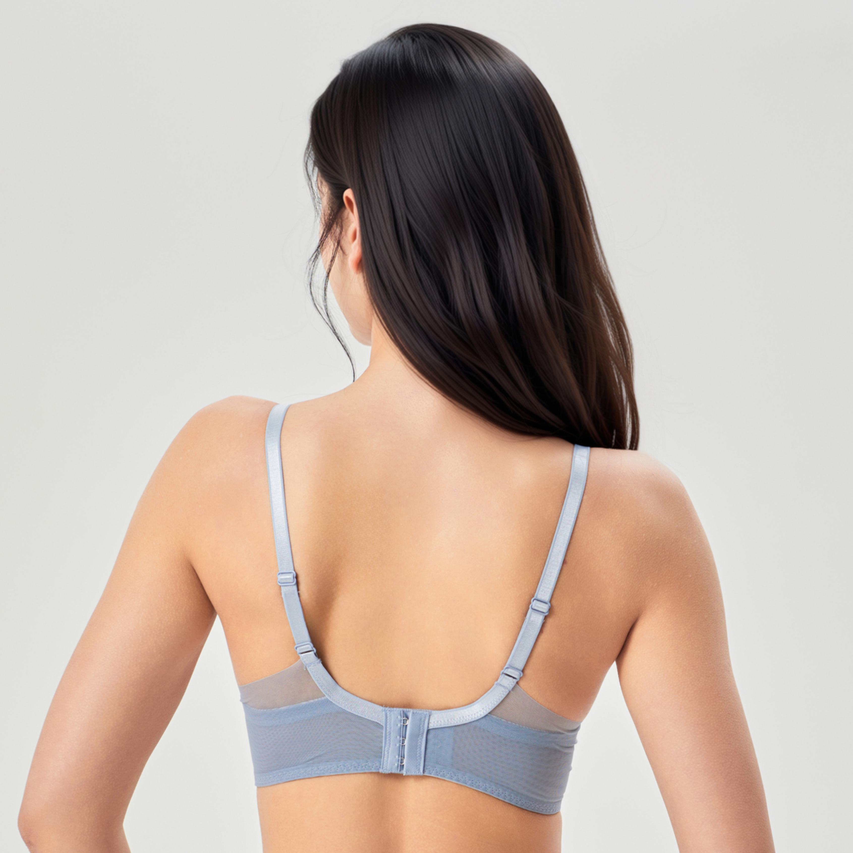 [N도착] 레이스 노와이어 GREYISH BLUE EBBRGA335H 이미지 2